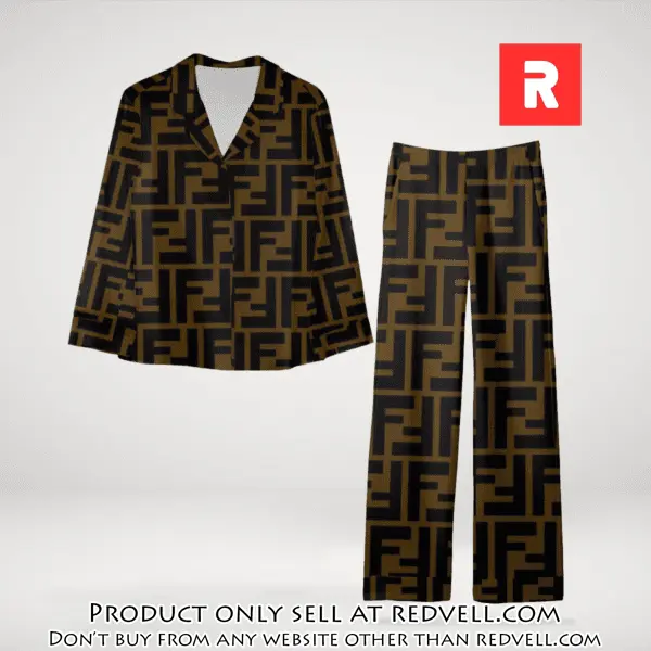 Trending luxury fendi satin pajama set pjs1051 rv5549751